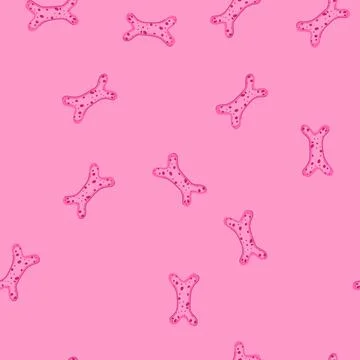 Pattern probiotic microorganism illustration symbolizing beneficial gutt flor Stock Illustration