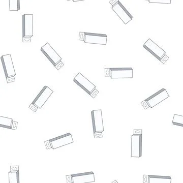 Pattern Product packaging blank box with hang tab design Stock Illustration
