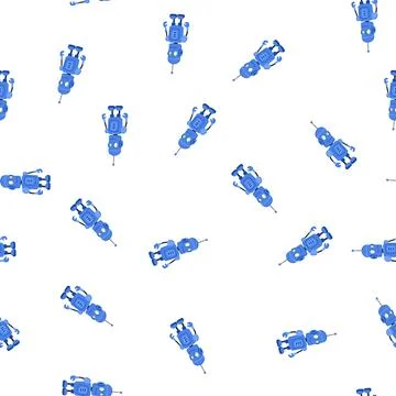 Pattern programmable robot toy cartoon vector Stockillustratie
