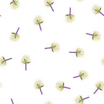 Pattern prom boutonniere cartoon vector Illustrazione stock