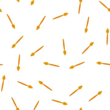 Pattern propolis honey dipper stick cartoon vector Illustrazione stock