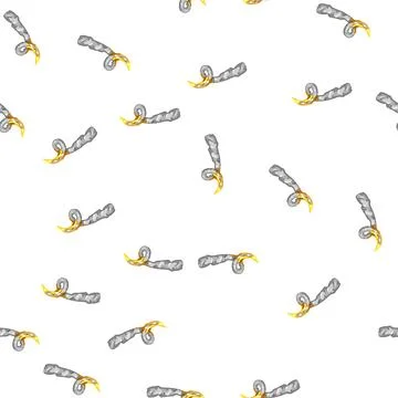 Pattern propulsion rocket fire trail cartoon vector Stock Illustration