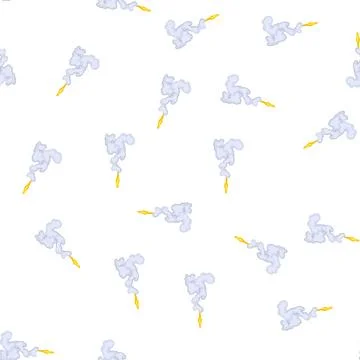 Pattern propulsion rocket smoke trail cartoon vector Stockillustratie