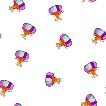 Pattern prosperity chinese lucky bag cartoon vector Stock Illustration