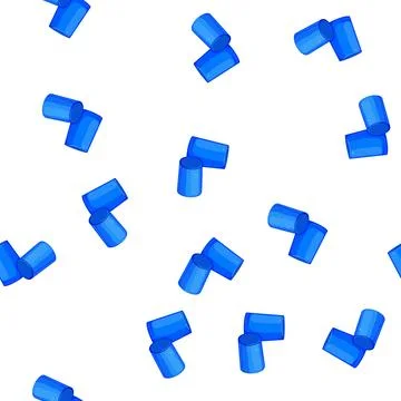 Pattern protection earplugs noise cartoon vector Stock Illustration