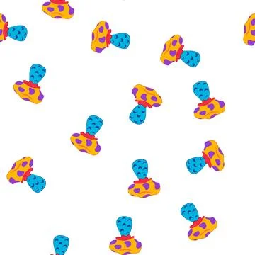 Pattern psychedelic groovy mushroom with vibrant colors Stock Illustration