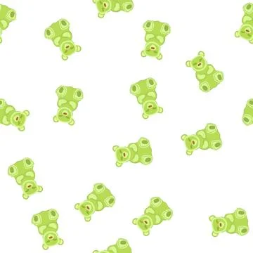 Pattern pudding jelly cartoon vector Illustrazione stock