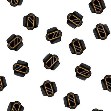 Pattern pulse watch tracker cartoon vector Stock Illustration