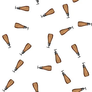 Pattern Pump dispenser bottle containing liquid product Ilustración de archivo