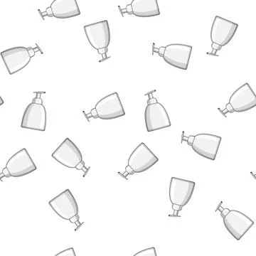 Pattern Pump dispenser bottle for liquid soap or lotion Stock Illustration