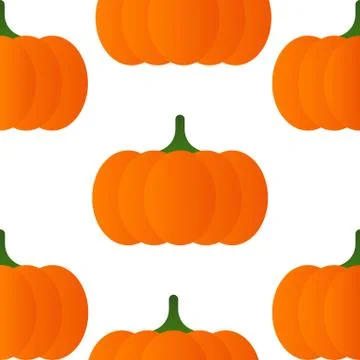Pattern pumpkins design vector Stock Illustration