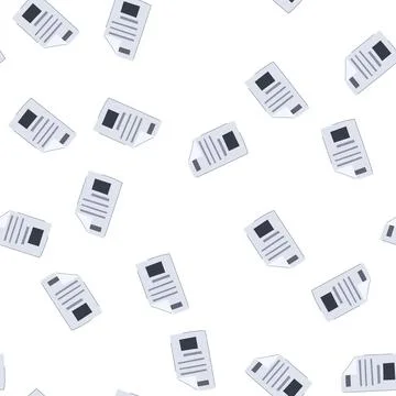 Pattern purchase receipt cartoon vector Stock Illustration