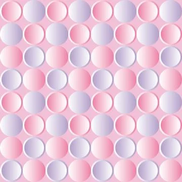 Pattern with purple and pink circles effect button Stock Illustration