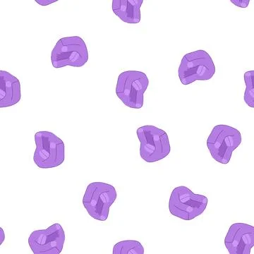 Pattern purple bean bag chair soft furniture Stock Illustration