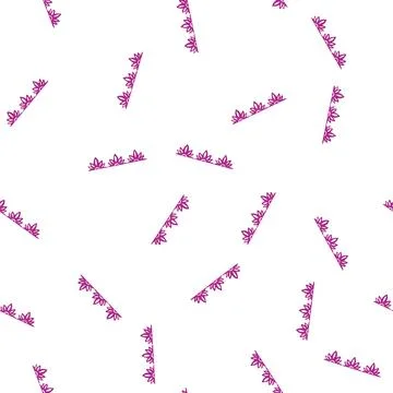 Pattern purple floral border design vector decorating an edge Stock Illustration