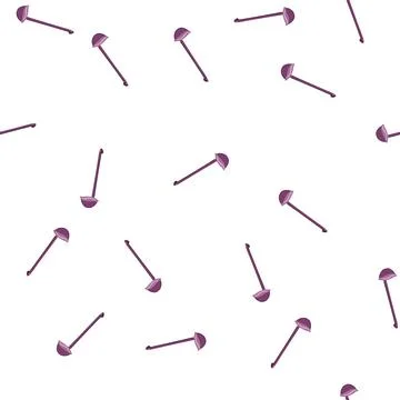 Pattern purple kitchen ladle tool for cooking and serving food Stock Illustration
