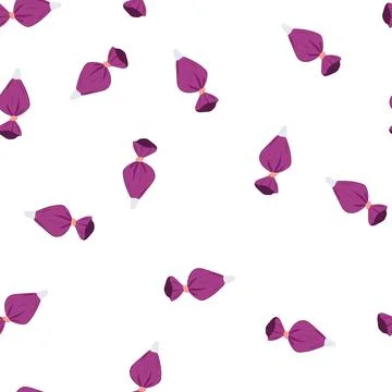 Pattern purple pastry bag with piping tip preparing cream Stock Illustration