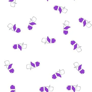 Pattern purple portable folding chair for outdoor events Stock Illustration