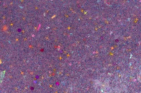 Pattern of purple slime splash Stock Photos