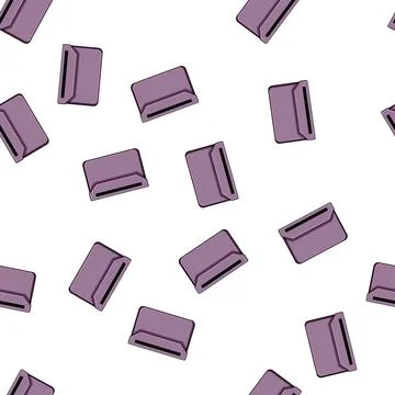 Pattern Purple travel wallet flat icon design Illustrazione stock