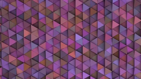 Pattern of purple triangle prisms Stock Illustration