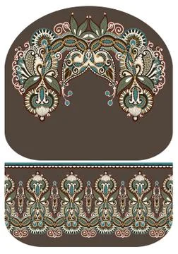 Pattern of purse money design, you can print on fabric to do som Ilustración de archivo