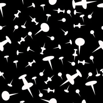 Pattern push-pin Illustrazione stock