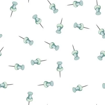 Pattern push pin push pin cartoon vector sign Stock Illustration