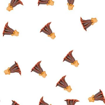 Pattern pyroclastic volcano eruption cartoon vector Stock Illustration