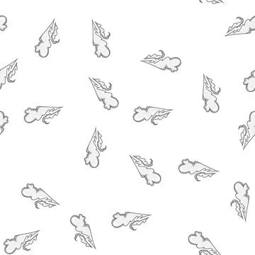 Pattern quickness speed smoke cloud cartoon vector Stock Illustration