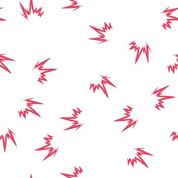Pattern quirky exclamation doodle cartoon vector 스톡 일러스트