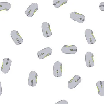 Pattern r game mouse cartoon vector Illustrazione stock