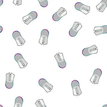 Pattern r game mouse cartoon vector Ilustração Stock