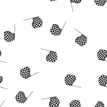 Pattern race finish flag cartoon vector 库存插图