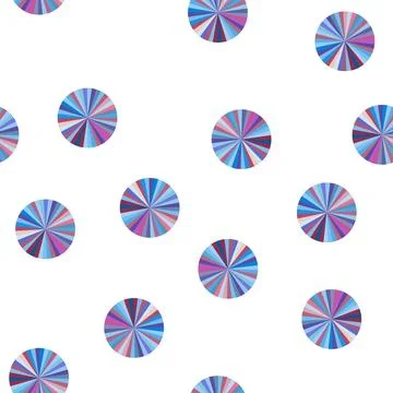 Pattern Radial burst abstract pattern creating vibrant color wheel Stock Illustration