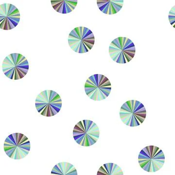 Pattern Radial color wheel pattern creating diverse segments Stock Illustration