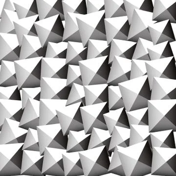 Pattern with random rotated beveled squares. Editable vector. イラスト素材