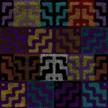 Pattern of a random small dots. Illustrazione stock