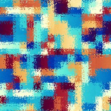 Pattern of a random small dots. Noise background. Seamless image Stock Illustration