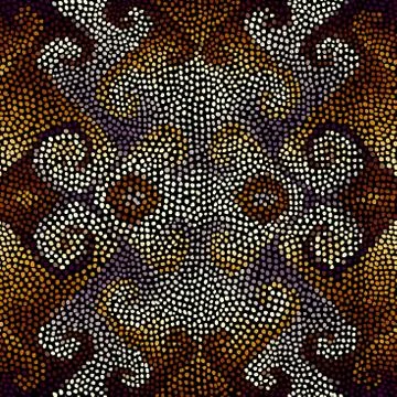 Pattern of a random small dots. Seamless image Stock Illustration