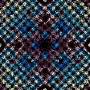 Pattern of a random small dots. Seamless image Stock Illustration