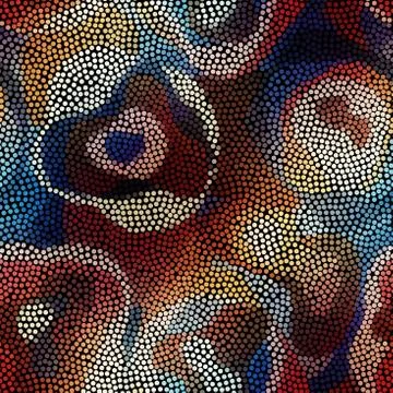 Pattern of a random small dots. Seamless image Stock Illustration