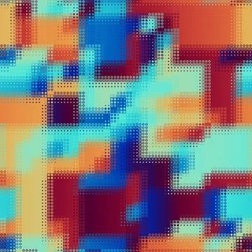 Pattern of a random small dots. Seamless vector image Stock Illustration