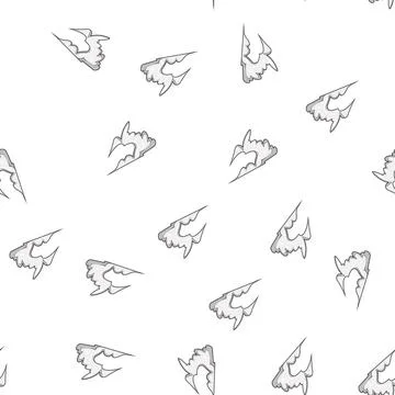 Pattern rapidity speed smoke cloud cartoon vector 库存插图