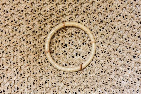 Pattern of rattan wicker Stock Photos
