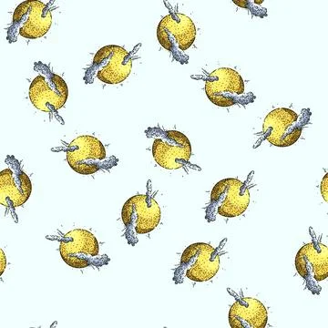 Pattern rays sun sketch hand drawn Stock Illustration