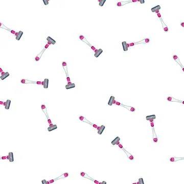 Pattern razor shaver cartoon vector Stock Illustration