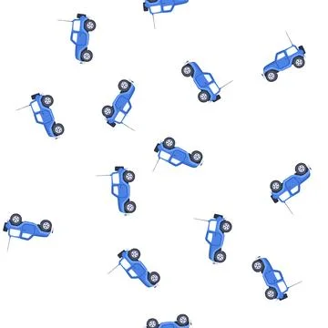 Pattern off rc car toy cartoon vector Stock Illustration