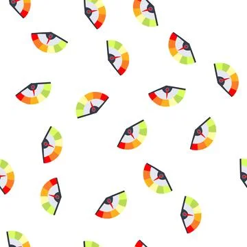 Pattern reading speedometer cartoon vector 스톡 일러스트