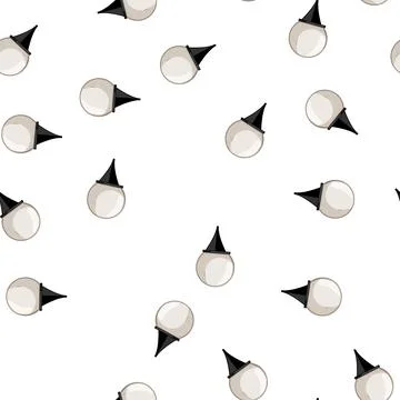 Pattern rechargeable solar powered garden lamp cartoon vector Stock Illustration